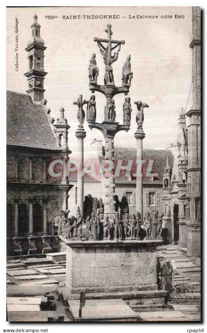 CPA Saint Thegonnec Le Calvaire (cote Est)