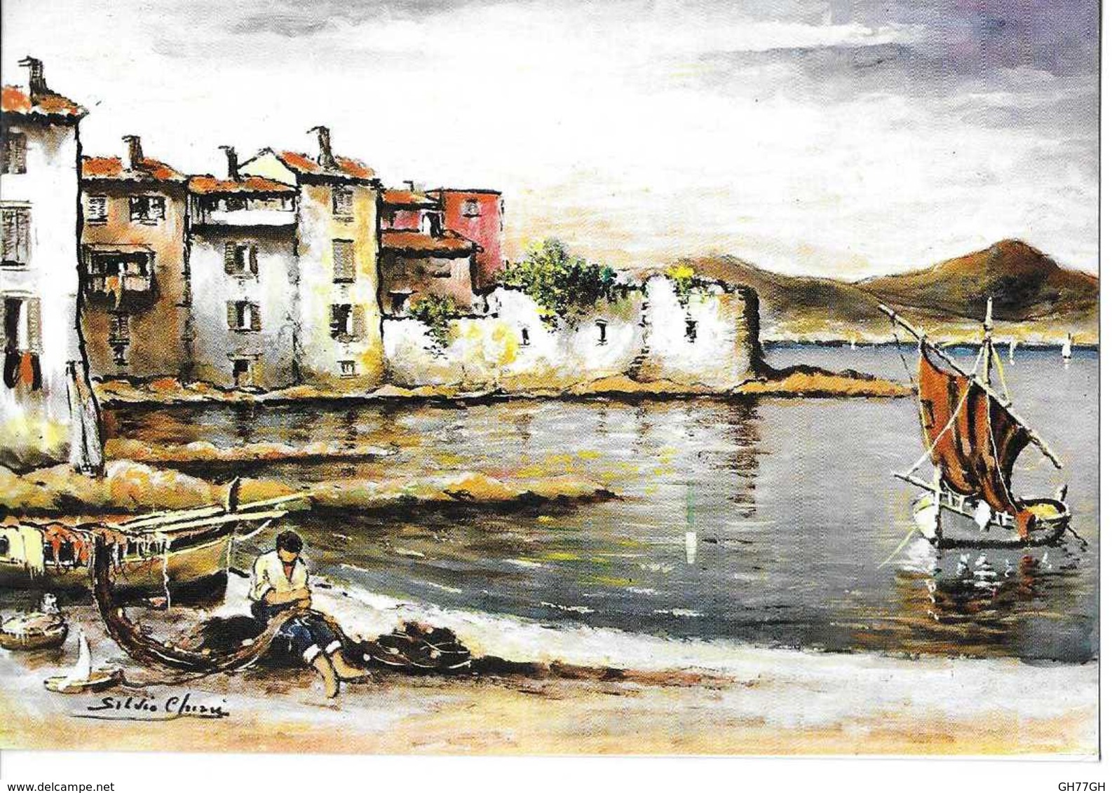 CPA SAINT-TROPEZ d'après Chisci