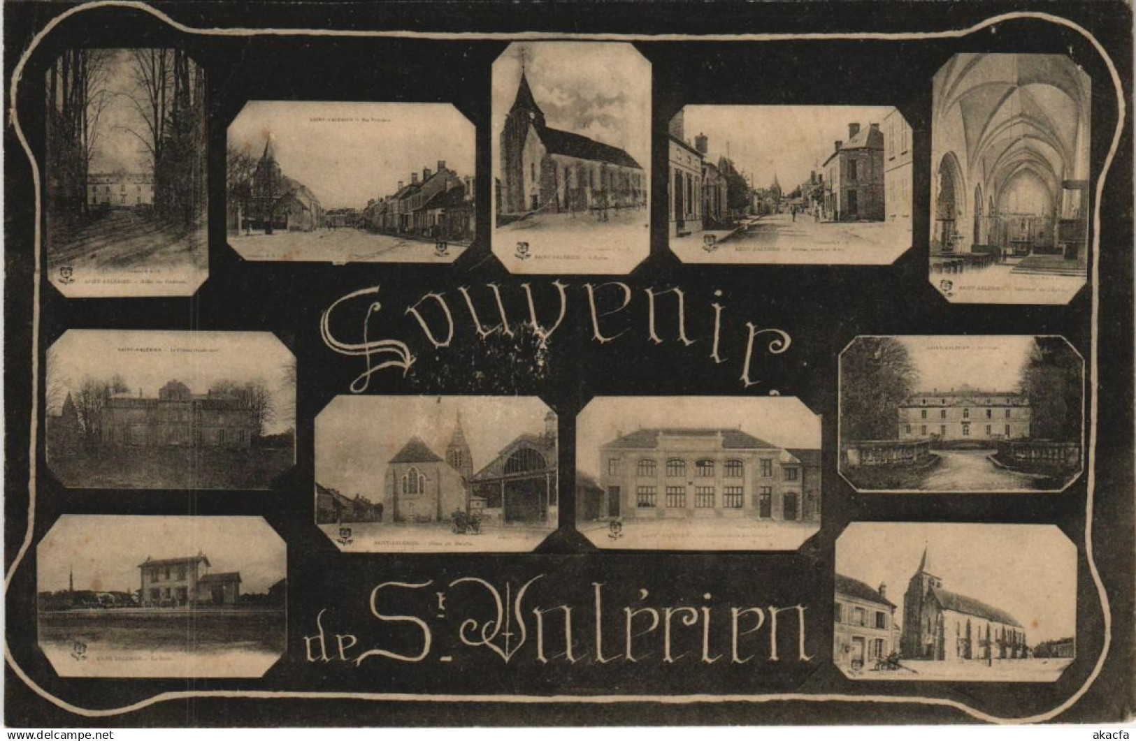 CPA SAINT-VALERIEN Scenes (1197205)