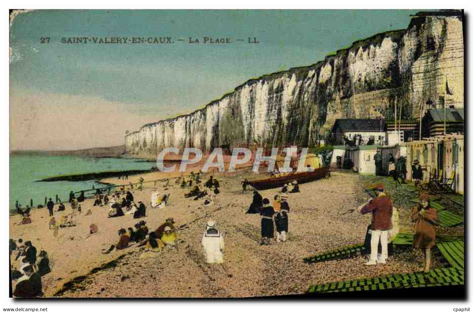 CPA Saint Valery En Caux La Plage