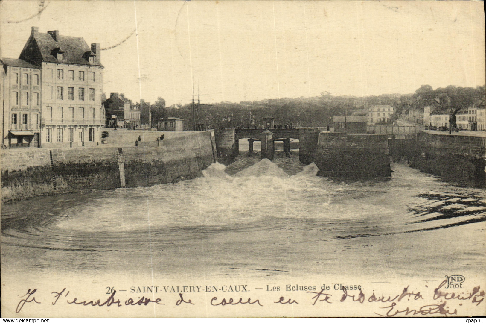 CPA Saint Valery en Caux Les Ecluses de Chasse