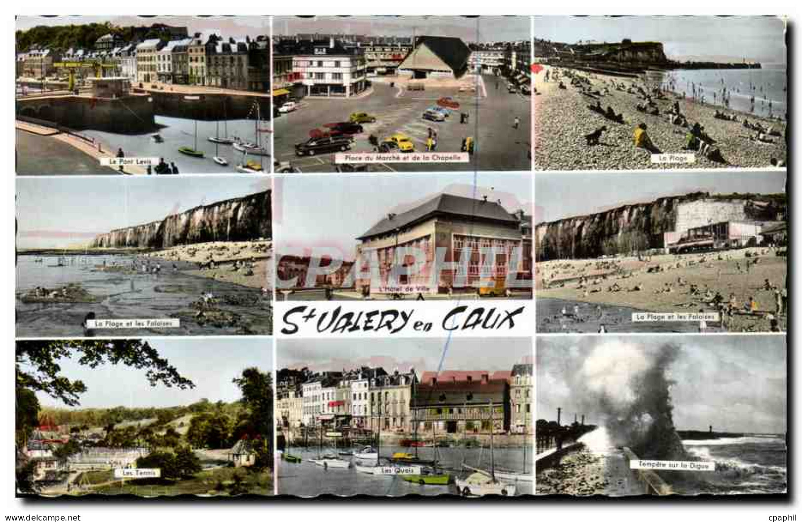 CPA Saint Valery en Caux Souvenirs