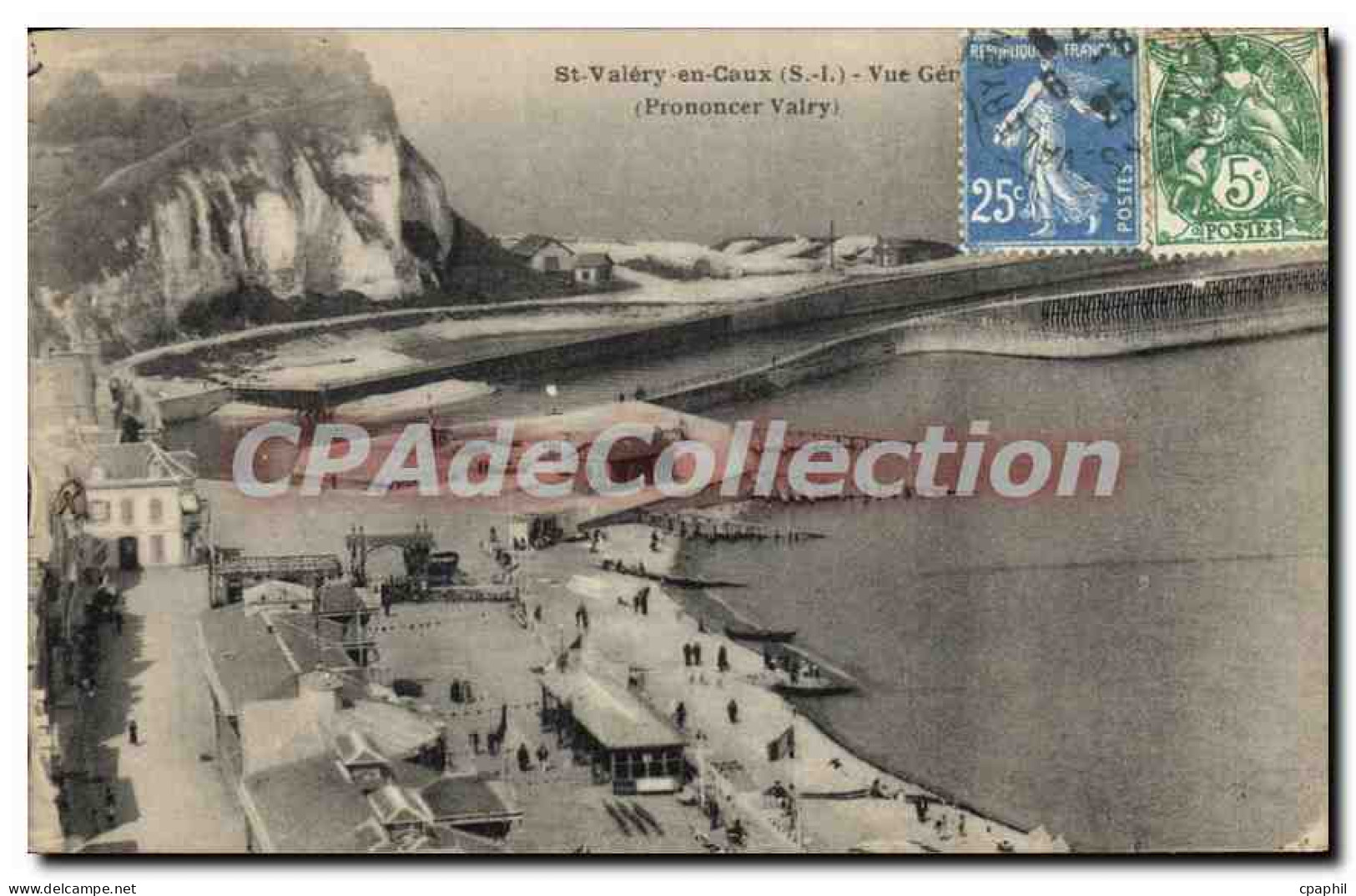 CPA Saint Valery En Caux Vue Generale
