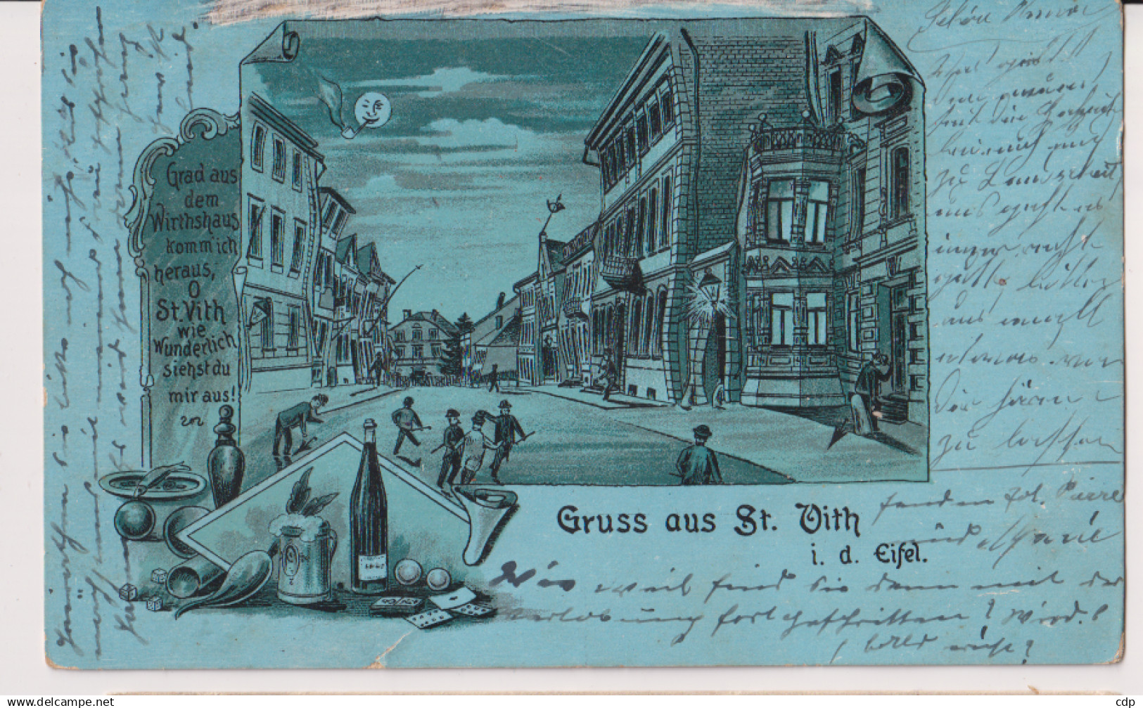 cpa saint-vith  1905