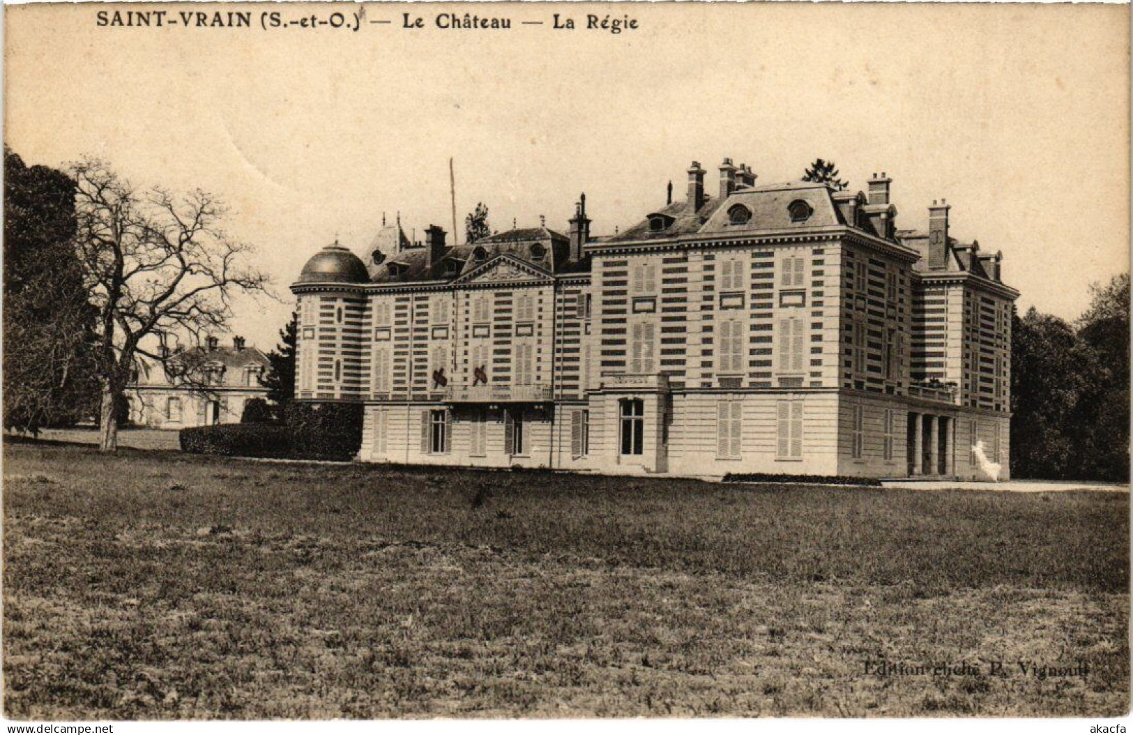 CPA SAINT-VRAIN Chateau - La Regie (1354461)