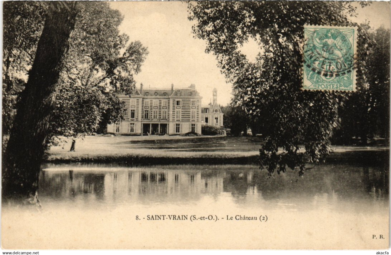 CPA SAINT-VRAIN Le Chateau (1354606)