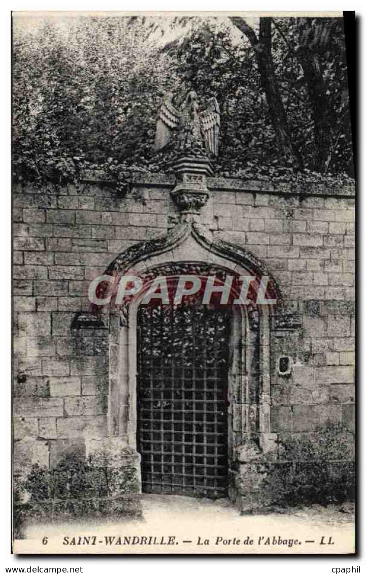 CPA Saint Wandrille La Porte De l'Abbaye