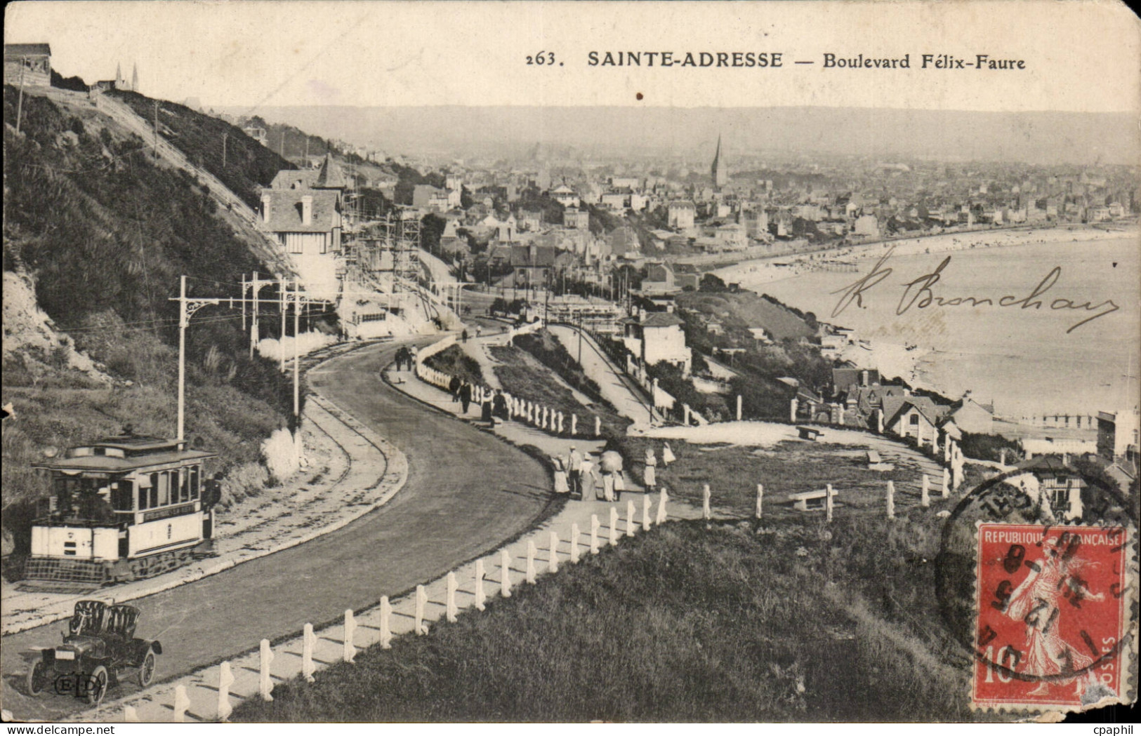 CPA Sainte Adresse Boulevard Felix Faure