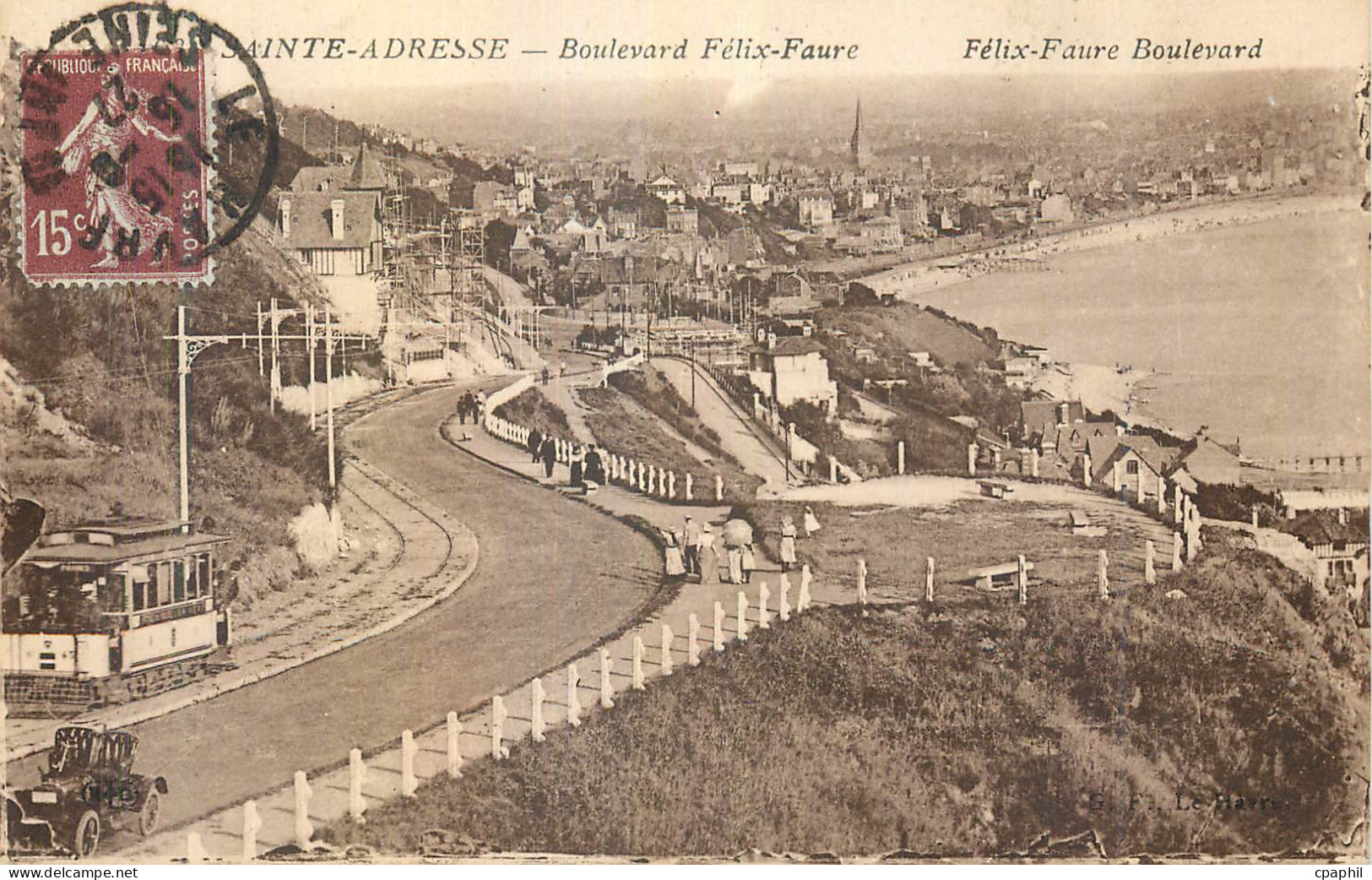 CPA Sainte adresse boulevard felix faure
