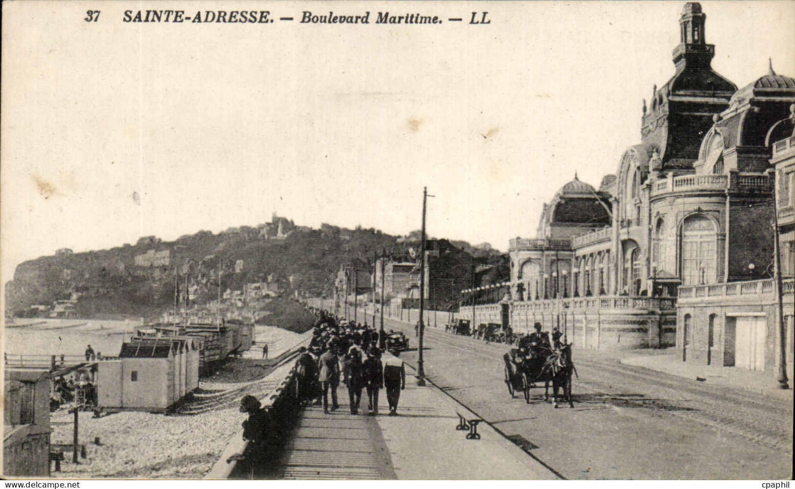 CPA Sainte Adresse Boulevard Maritime