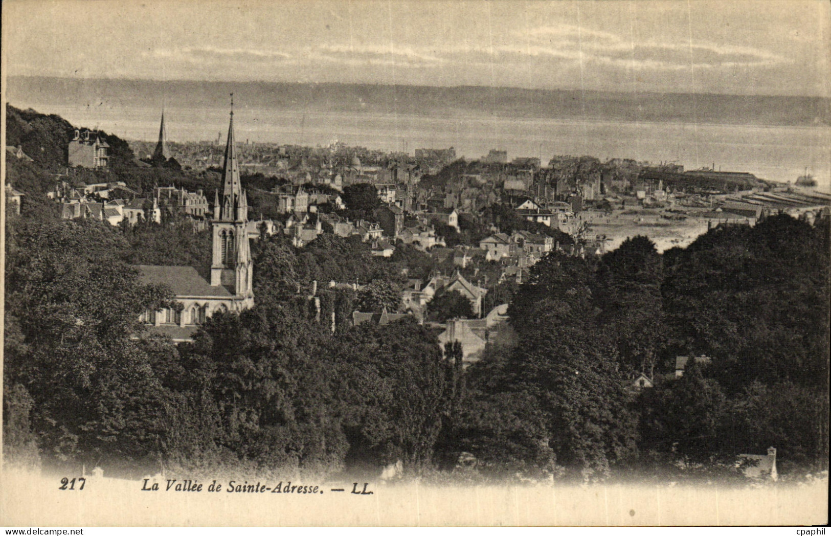 CPA Sainte Adresse La Vallee de Saint Adresse