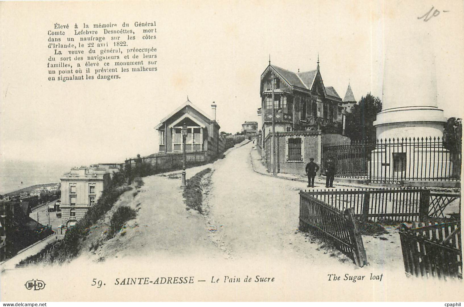 CPA Sainte Adresse Le Pain de Sucre