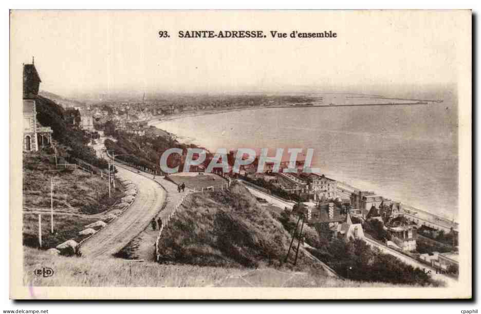 CPA Sainte Adresse Vue d'ensemble