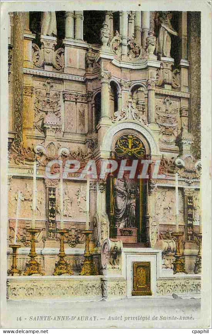 CPA Sainte-Anne-D'Auray  -  Autel privilegie de Sainte-Anne