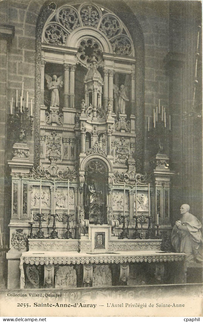 CPA Sainte Anne d'Auray l'Autel Privilegie de Sainte Anne