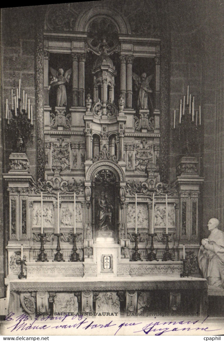 CPA Sainte Anne D'Auray L'autel privilegie de Ste Anne