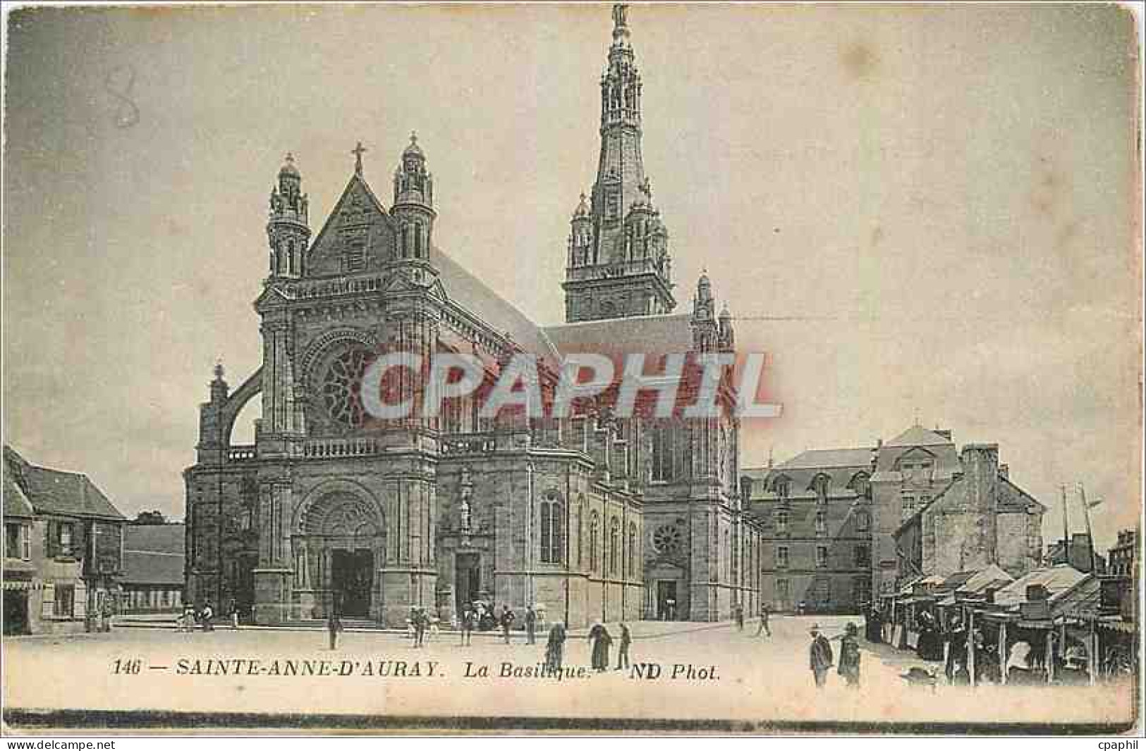 CPA Sainte Anne d'Auray La Basilique