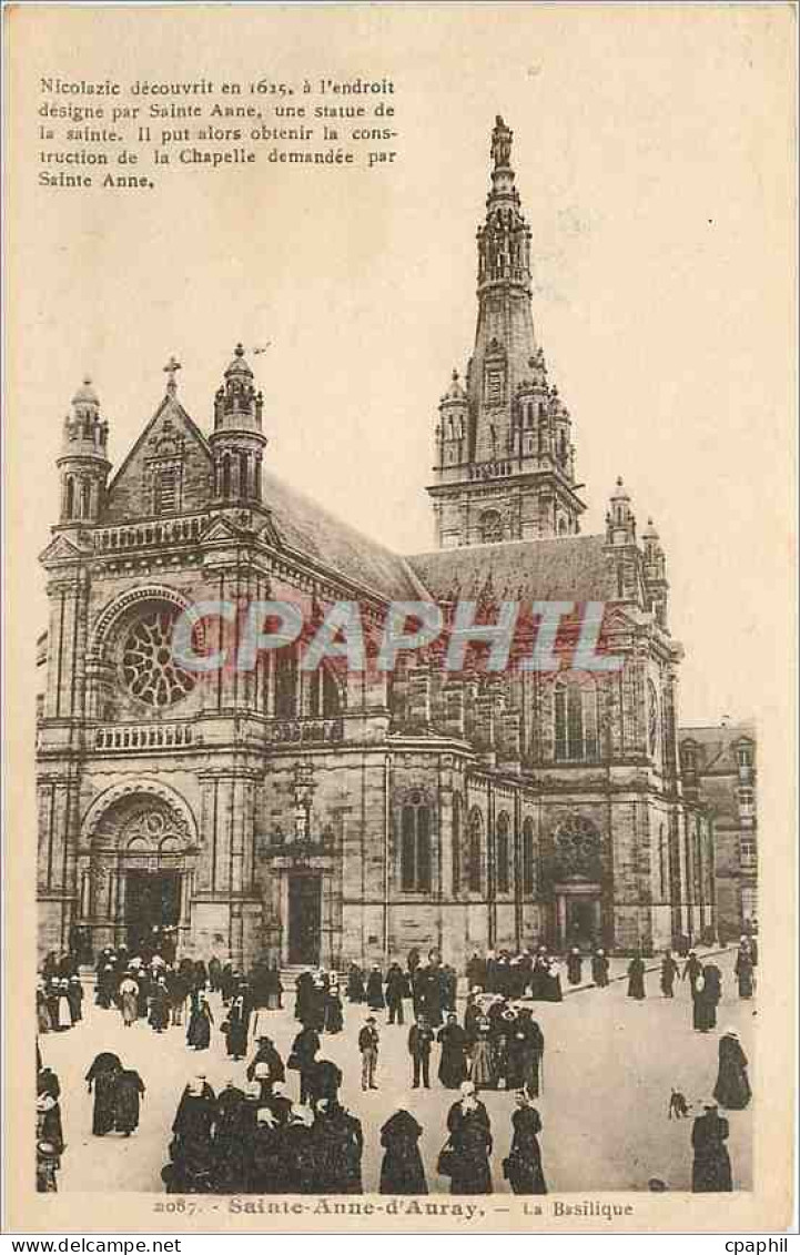 CPA Sainte Anne d'Auray La Basilique