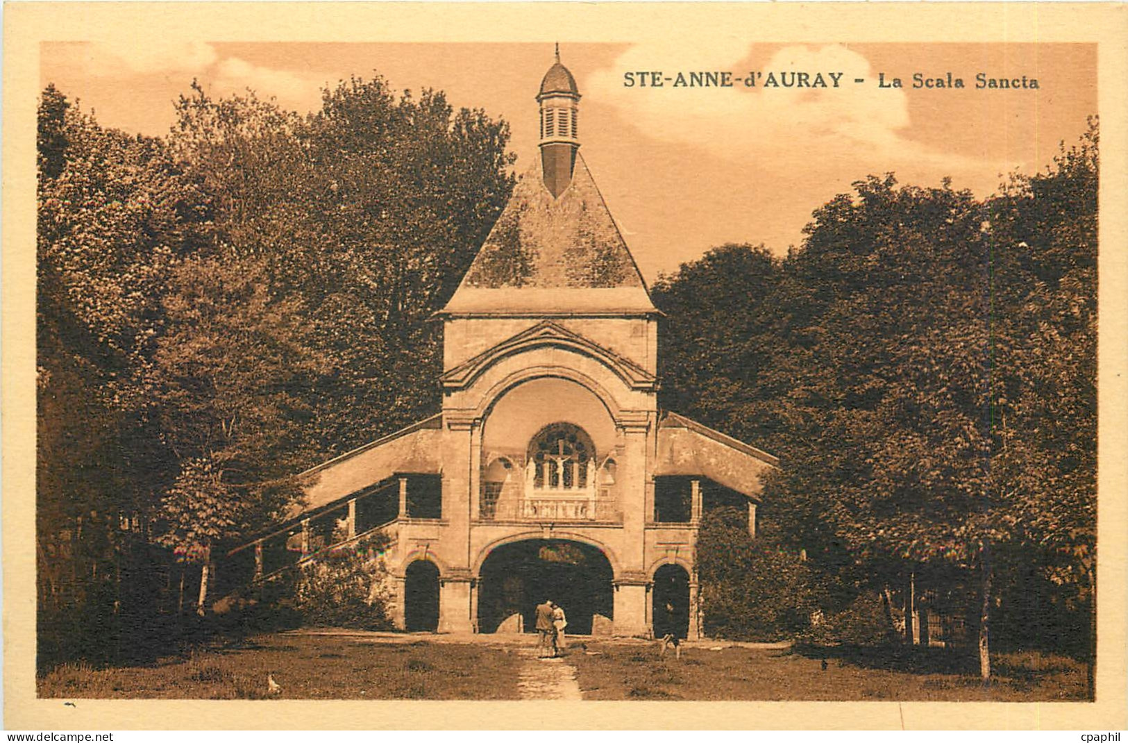CPA Sainte Anne d'Auray La Scala Sancta