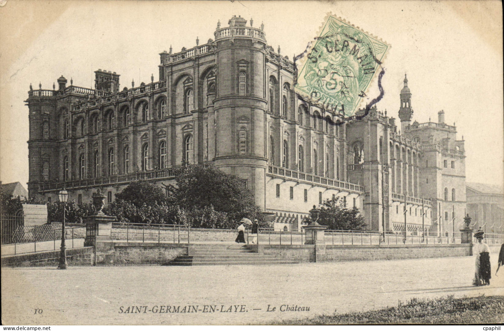CPA Sainte Germain en Laye Le Chateau