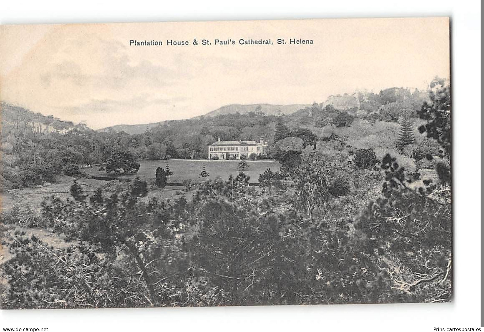 CPA Sainte Helene Plantation house and St Paul 's Cathedral