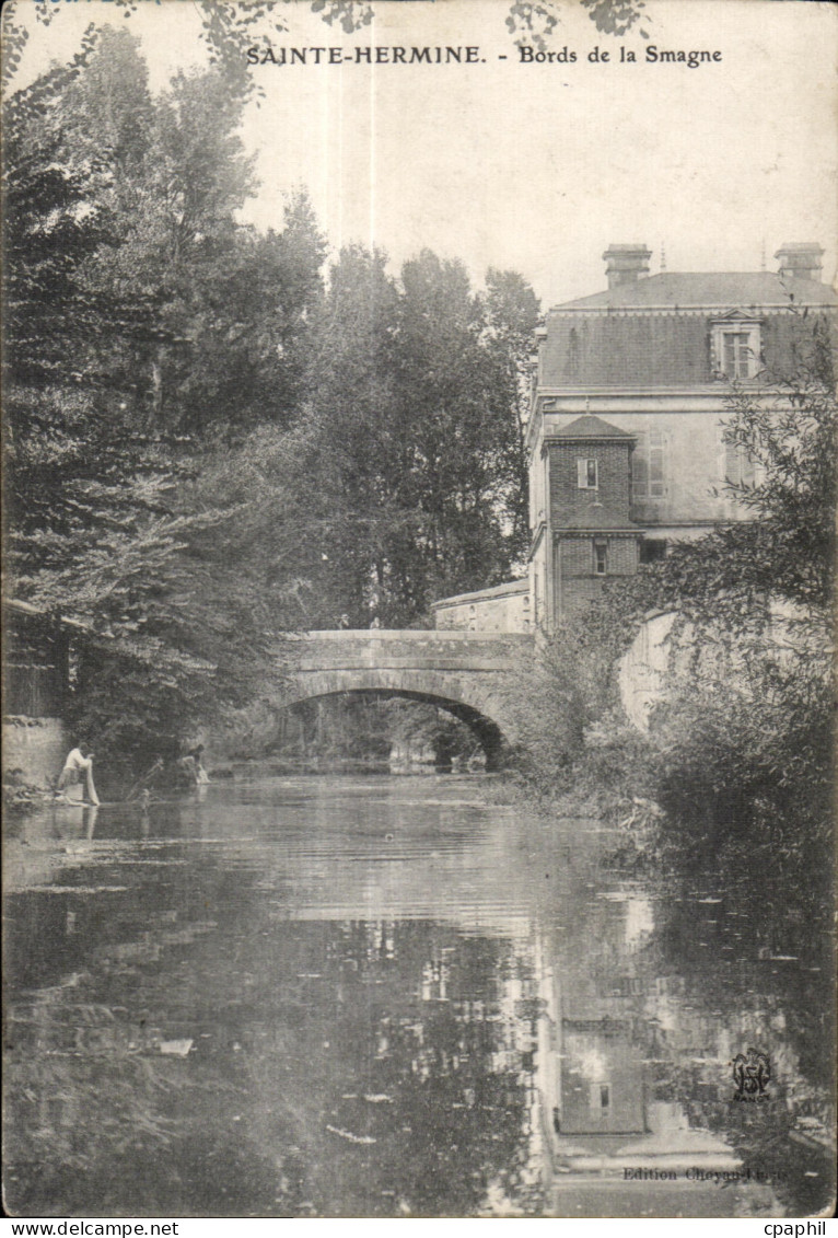 CPA Sainte hermine bords de la smagne