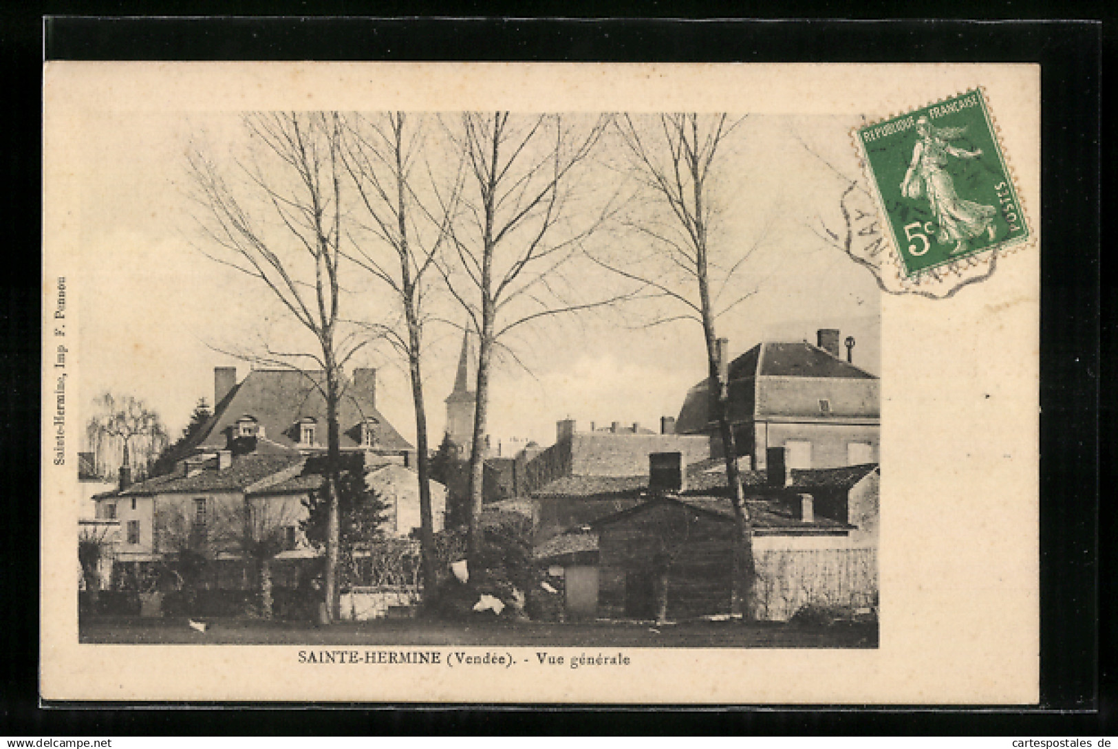 CPA Sainte-Hermine, Vue generale