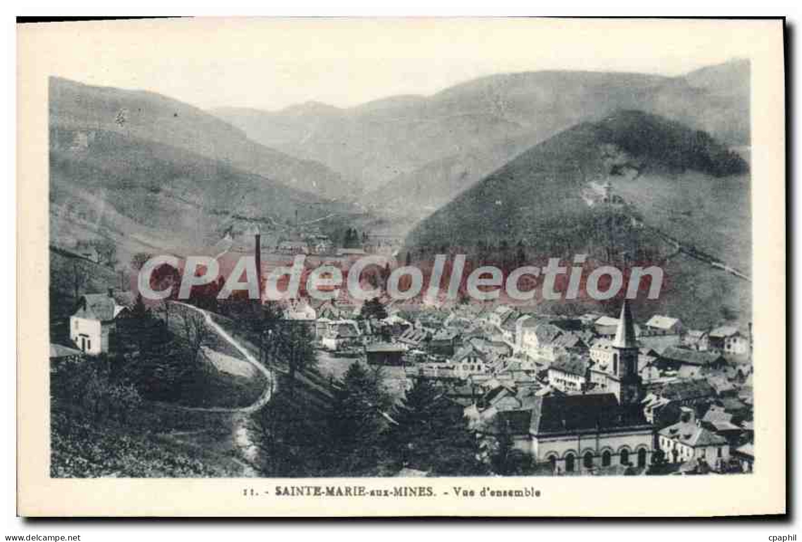 CPA Sainte Marie aux Mines Vue d'ensemble