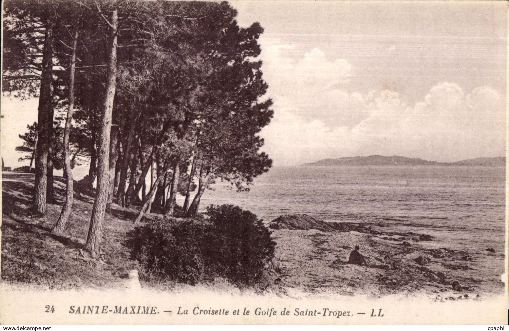 CPA Sainte Maxime La Croiselle et le Goife de Saint Tropez