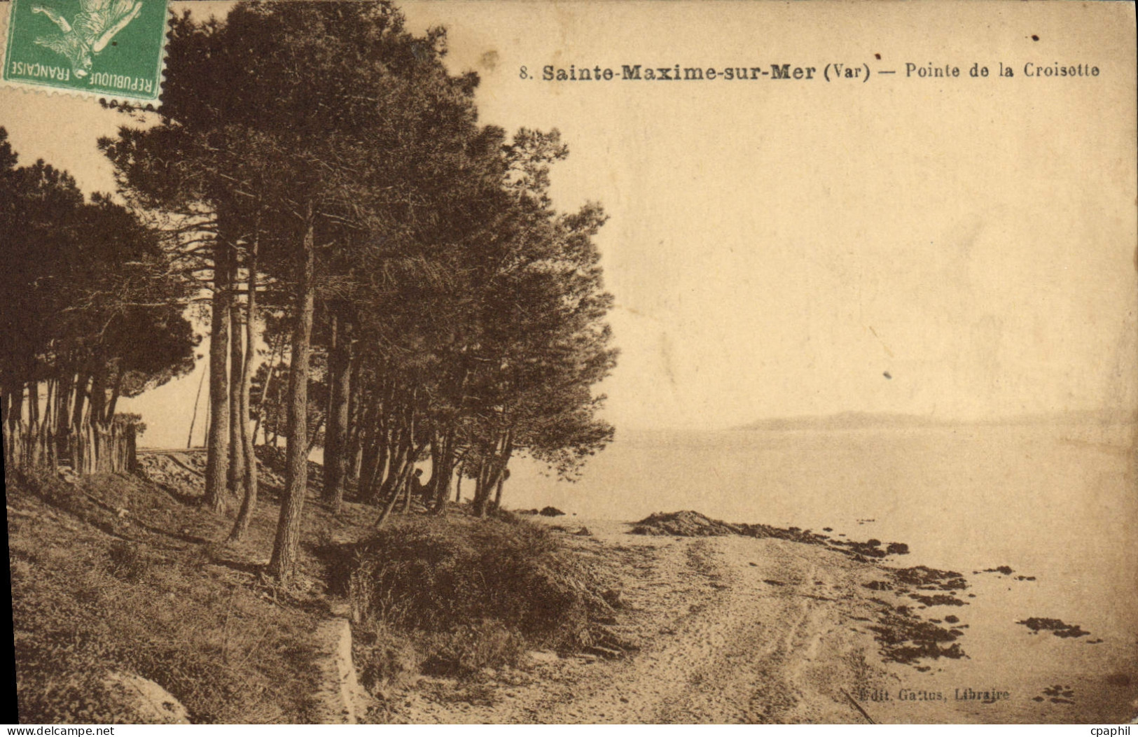 CPA Sainte Maxime sur Mer Var Pointe de la Croisette