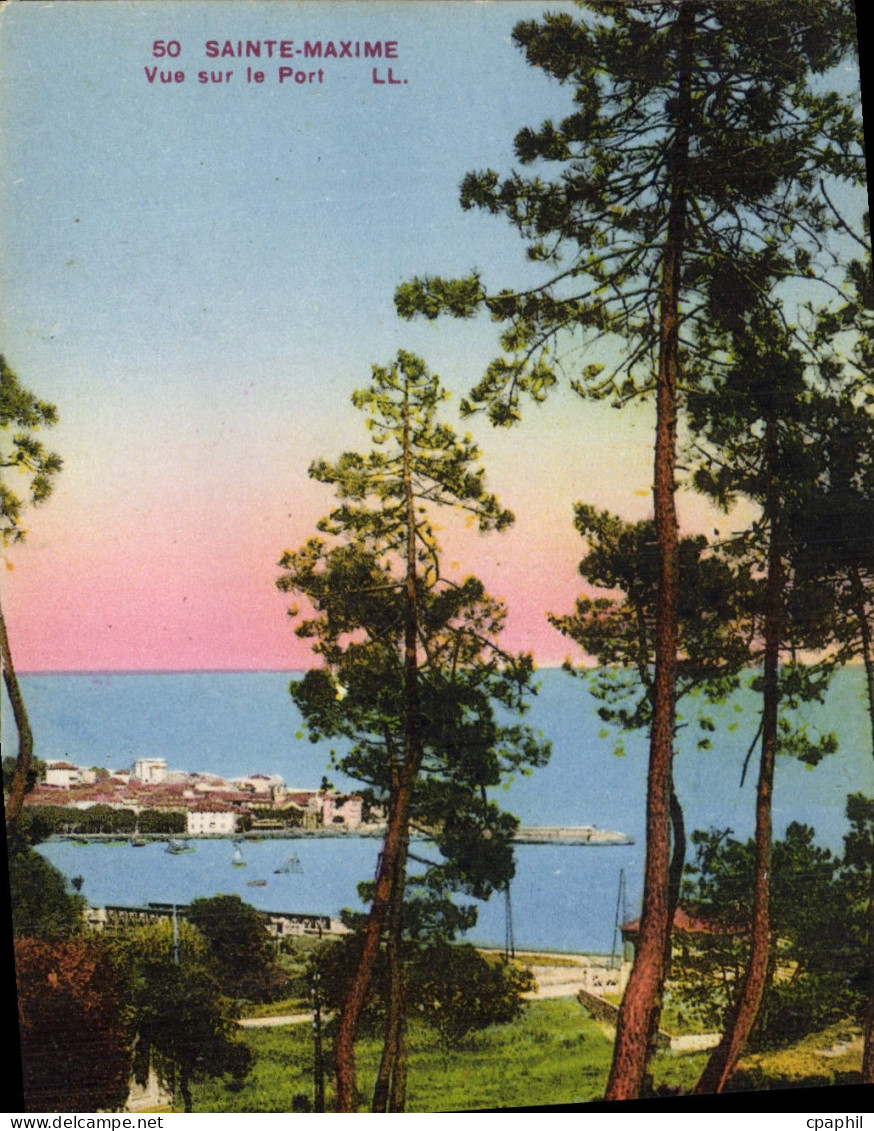 CPA Sainte Maxime Vue sur le Port