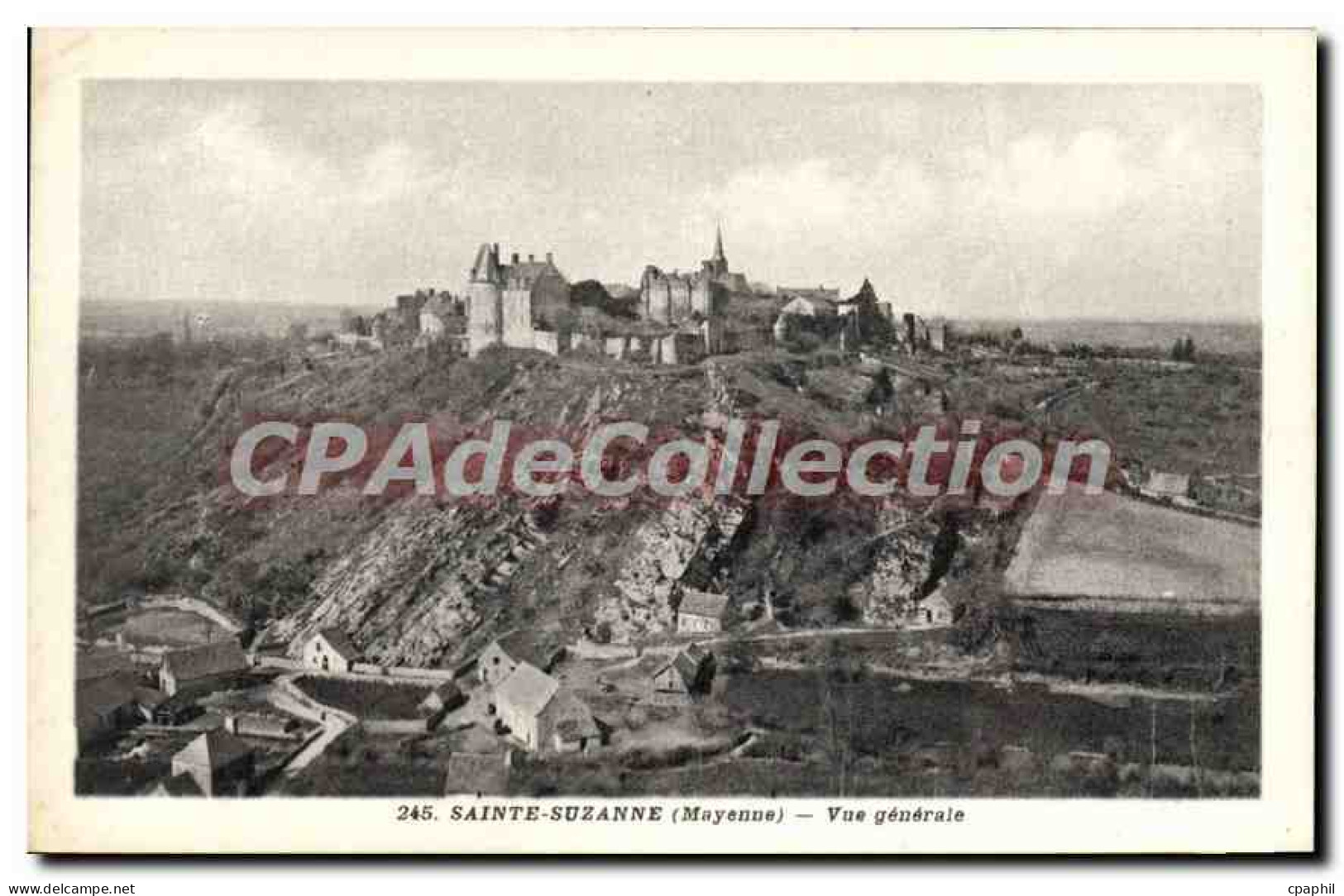 CPA Sainte Suzanne Vue Generale