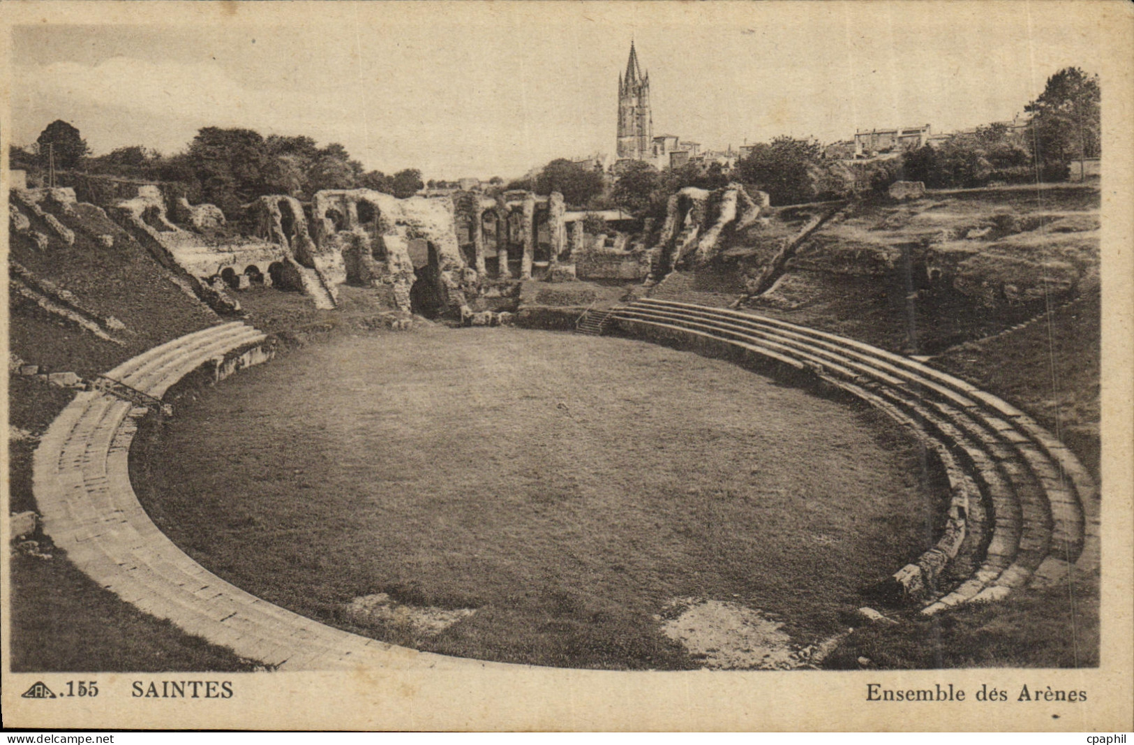 CPA Saintes Ensemble des Arenes