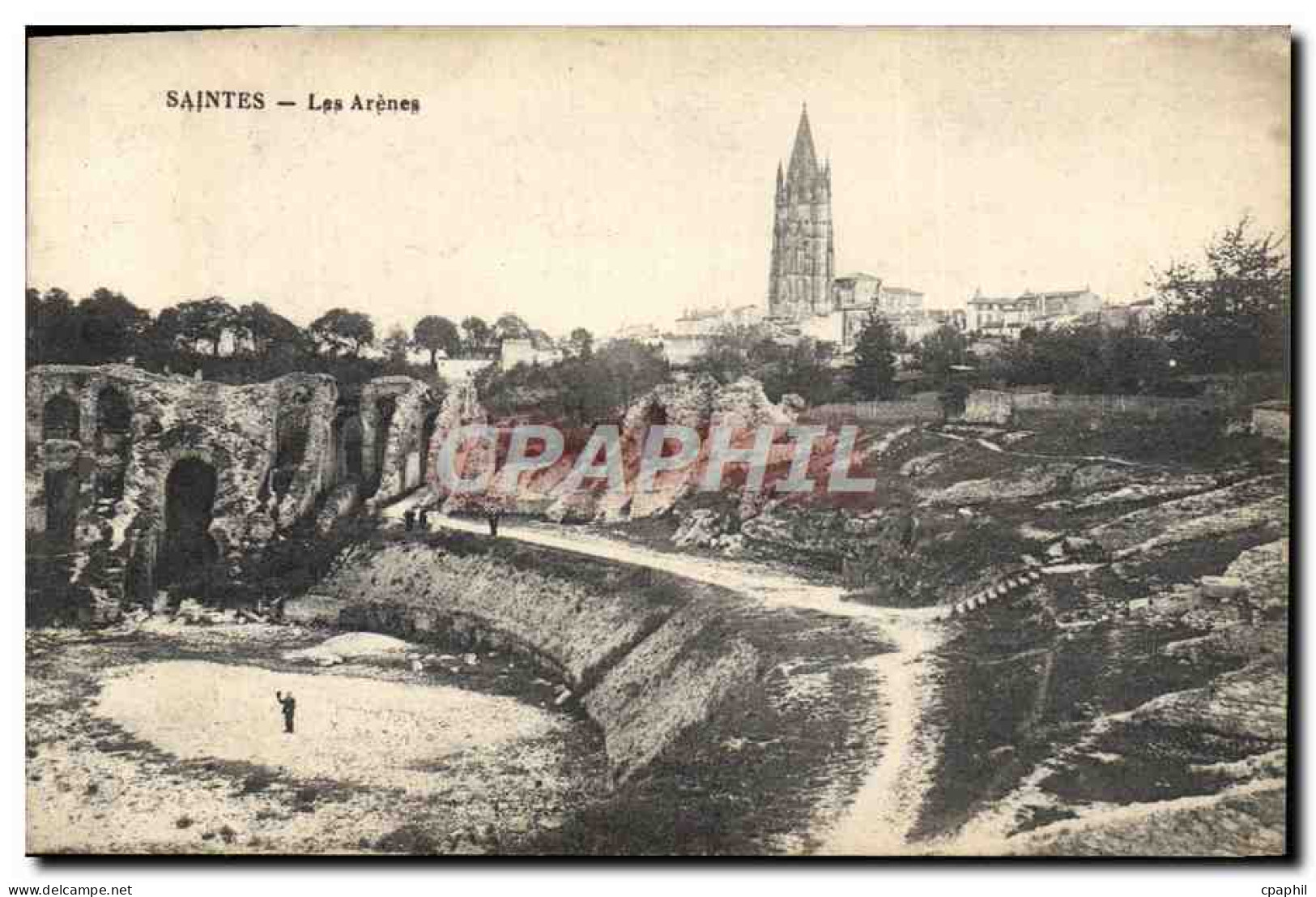 CPA Saintes Les Arenes
