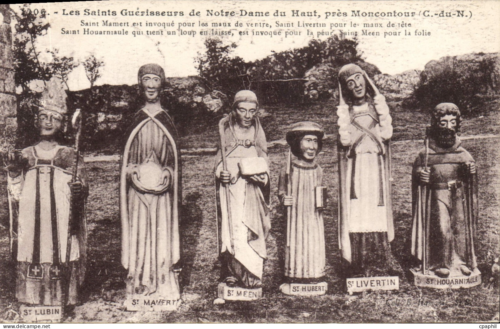 CPA saints guérisseurs près MONCONTOUR