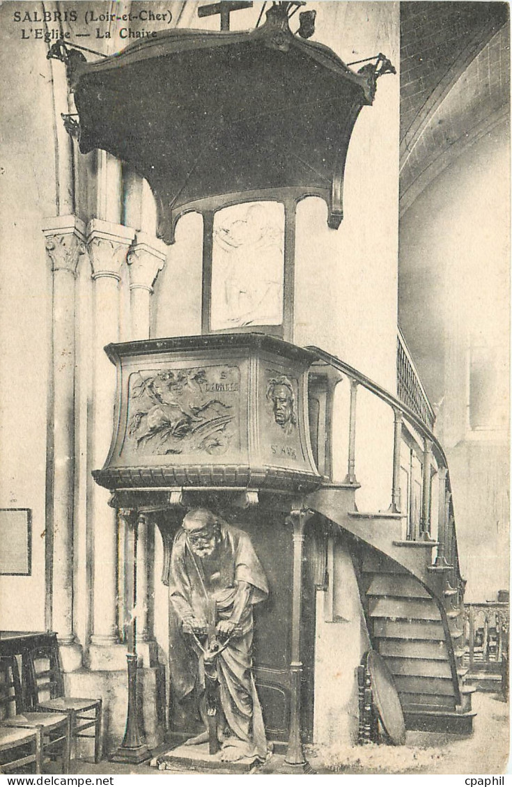 CPA Salbris (Loir et Cher) L'Eglise la Chaire