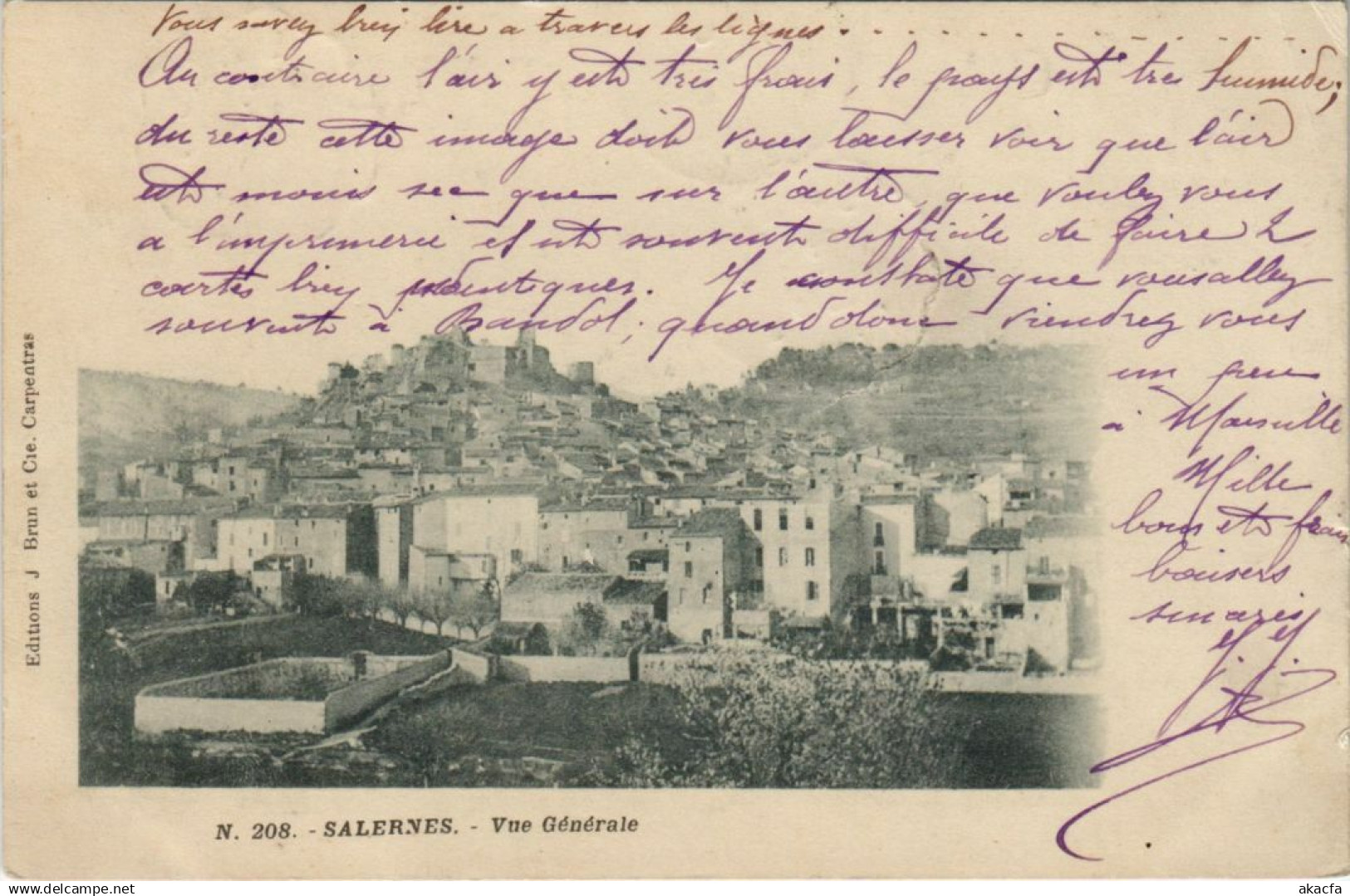 CPA SALERNES Vue Generale (1111279)