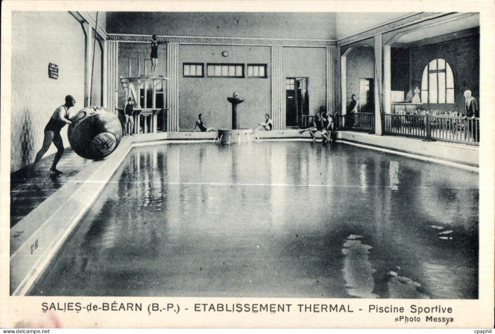 CPA Salies de Bearn (B -P ) Etablissement Thermal Piscine Sportive