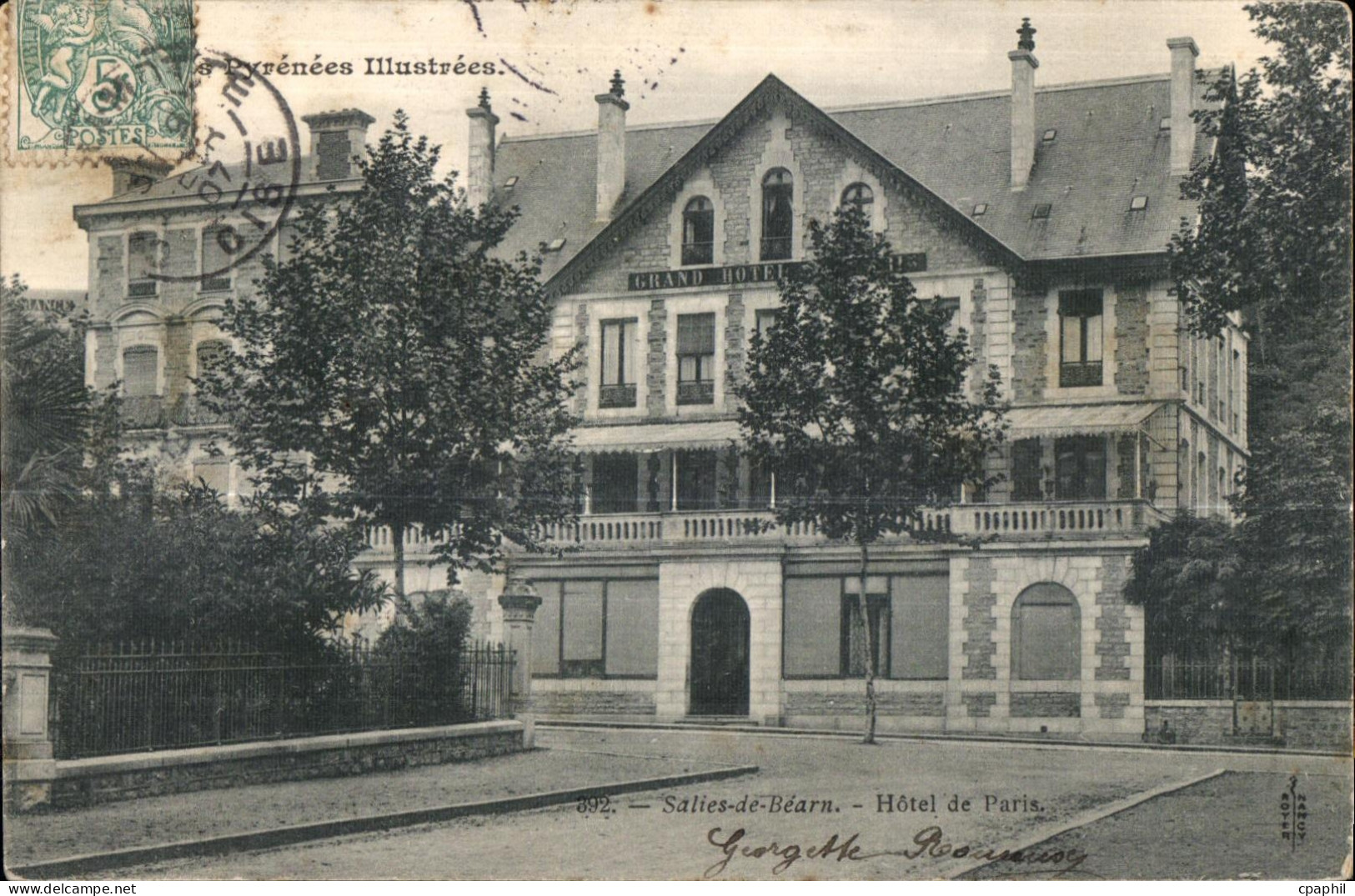 CPA Salies de Bearn Hotel de Paris