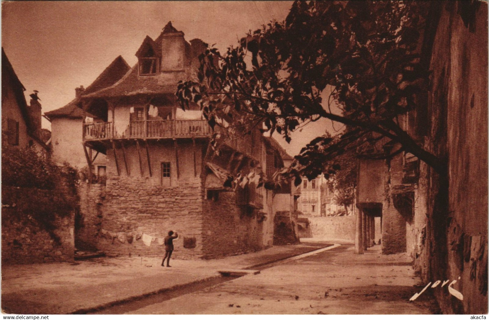 CPA SALIES-de-BEARN Les Vieilles Maisons de Salies (1142457)