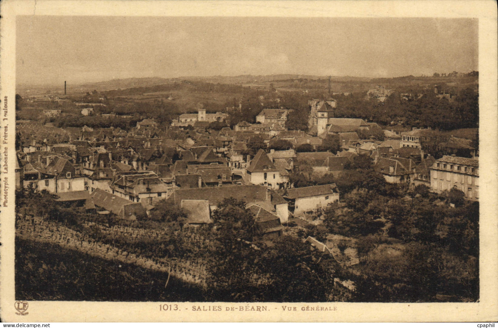 CPA Salies de Bearn vue generale