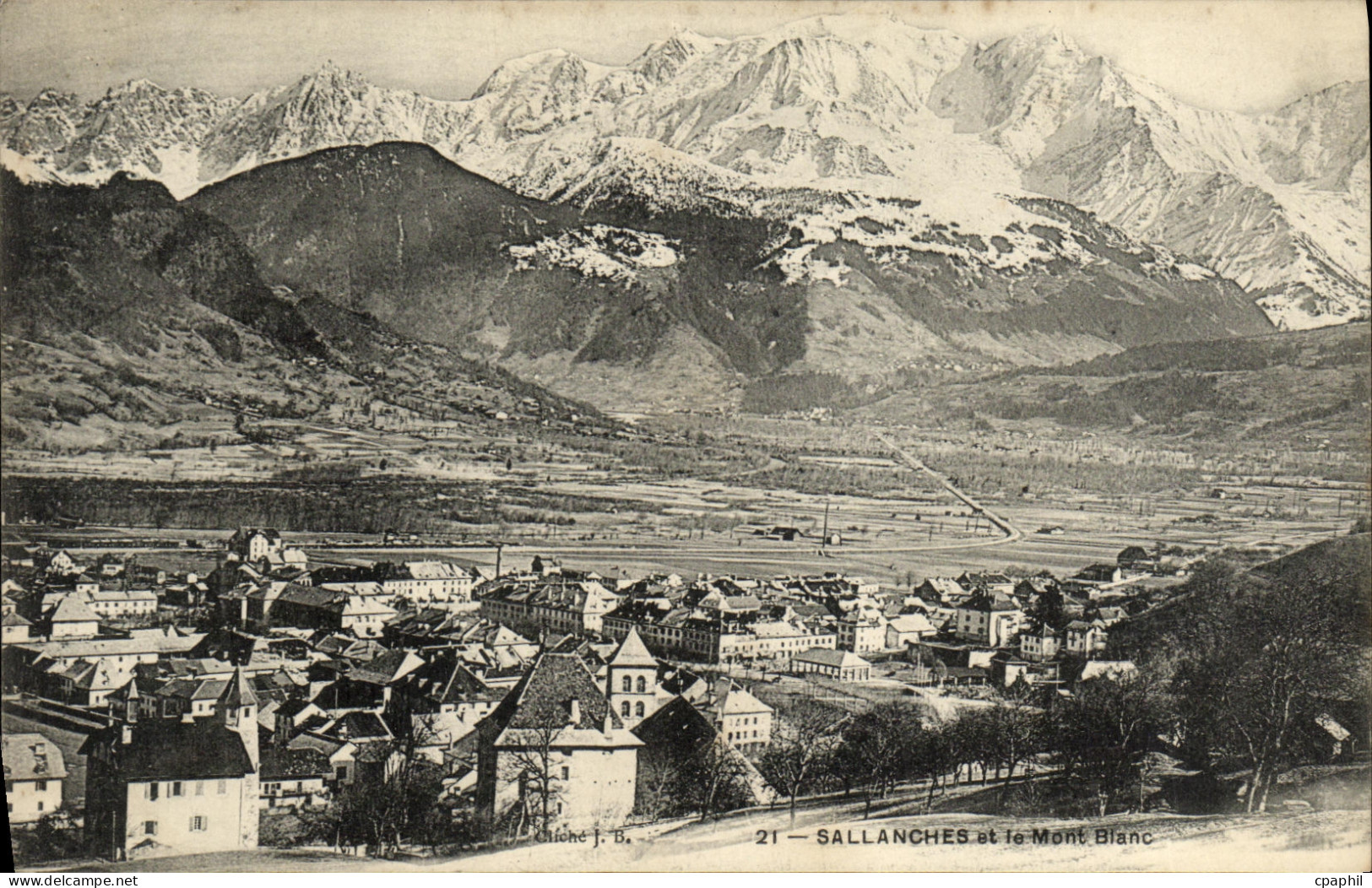 CPA Sallanches et le Mont Blanc