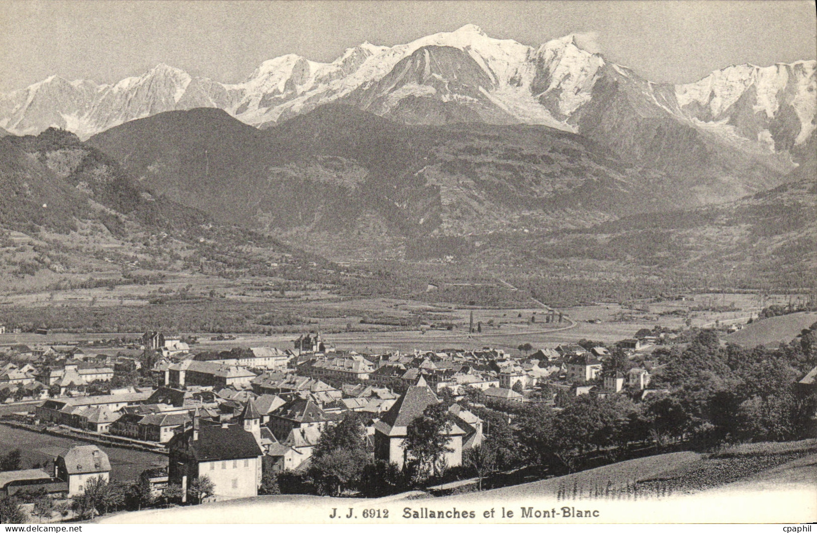 CPA Sallanches et le Mont Blanc