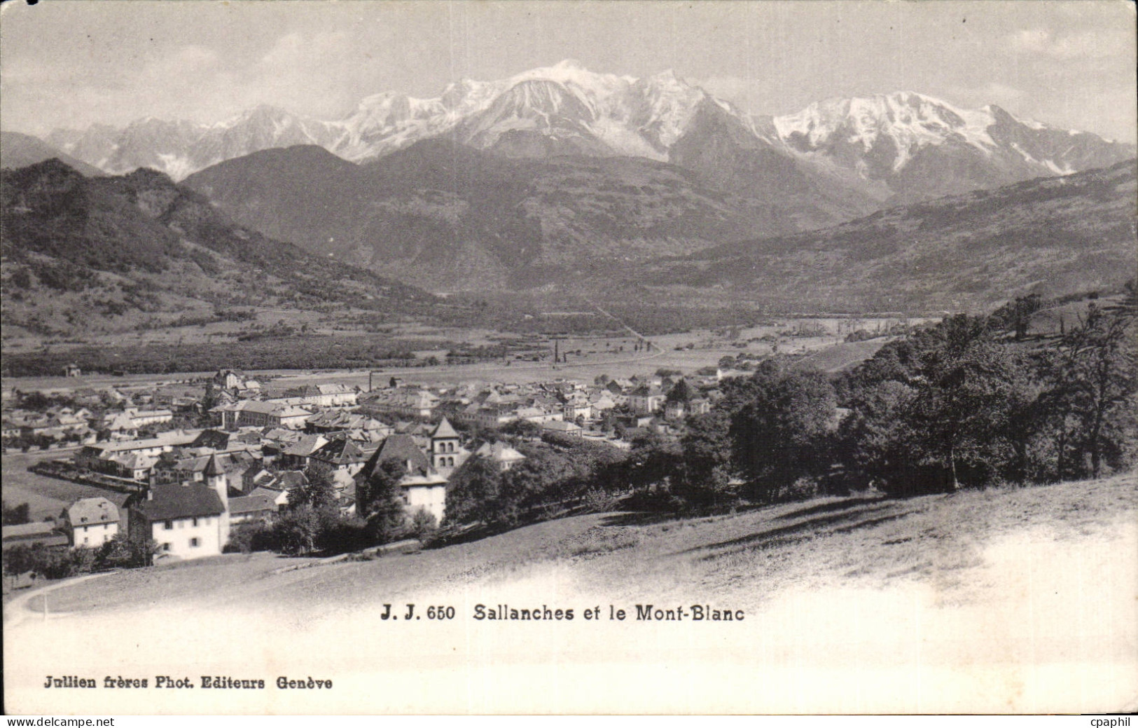 CPA Sallanches et le Mont Blanc