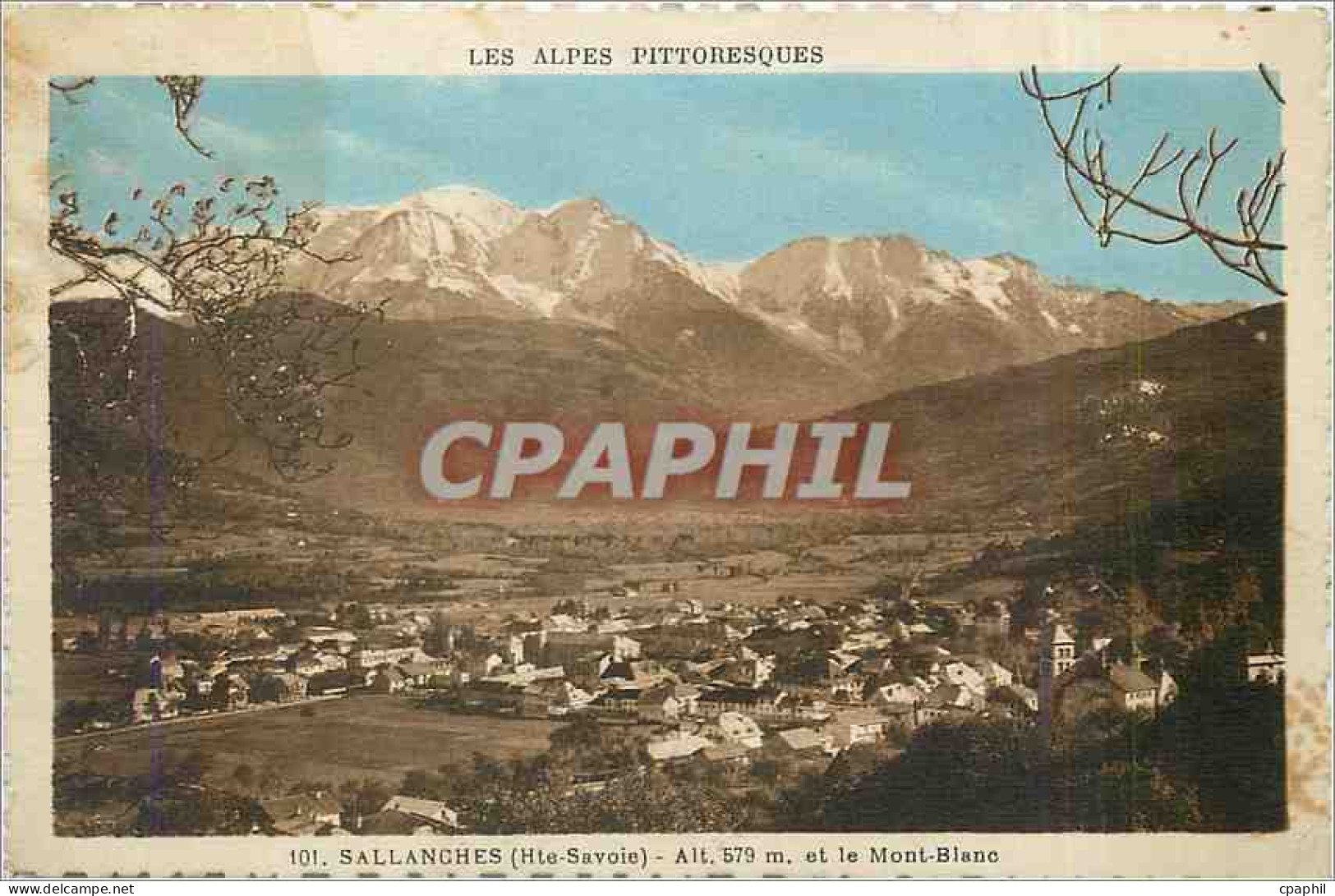 CPA Sallanches et le Mont-Blanc