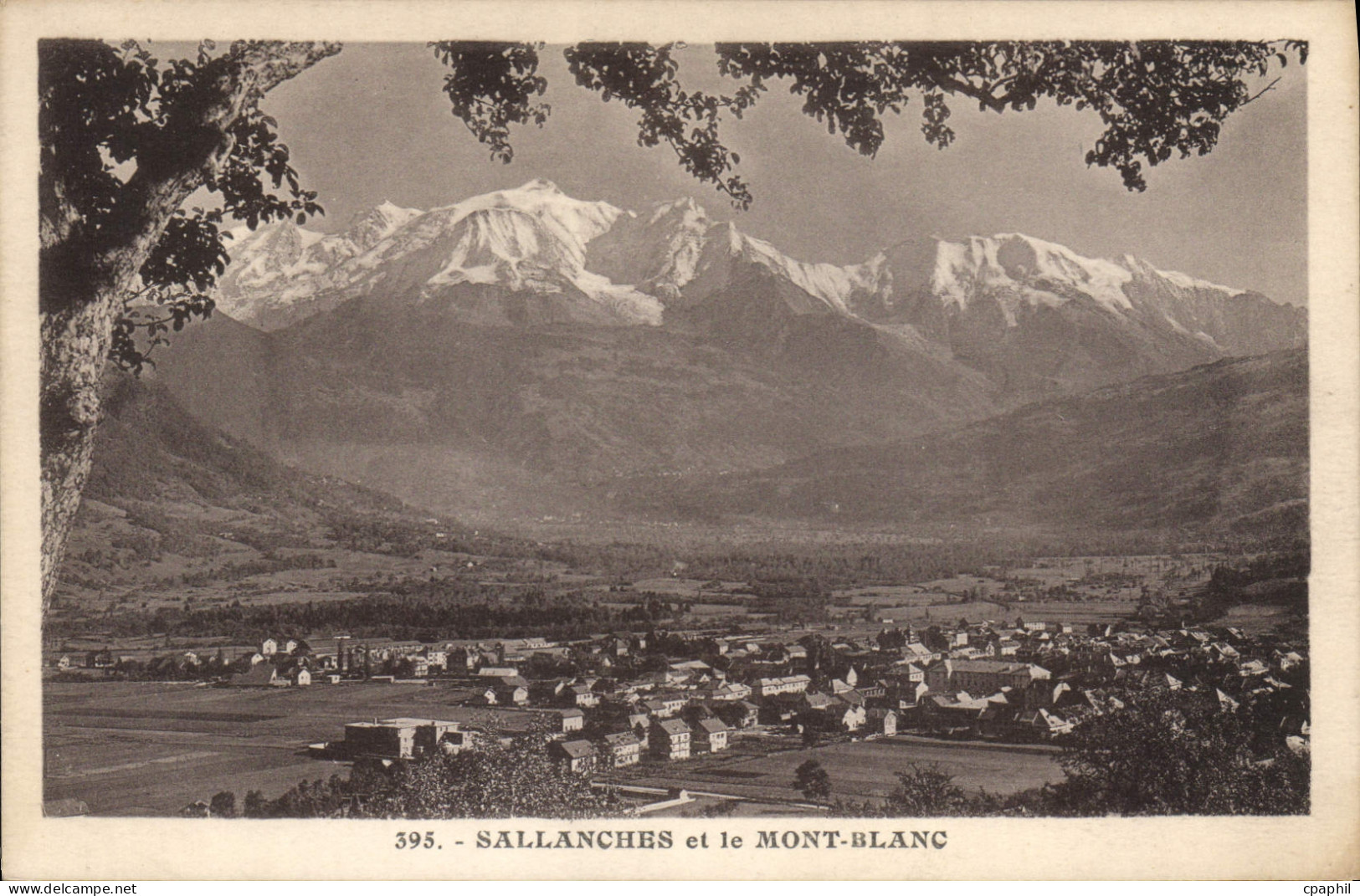 CPA Sallanches Et Le Mont Blanc