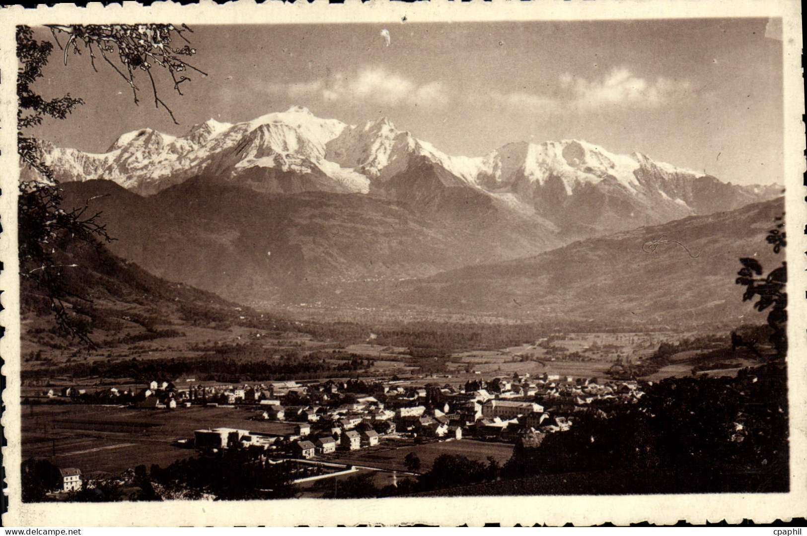 CPA Sallanches Et Le Mont Blanc