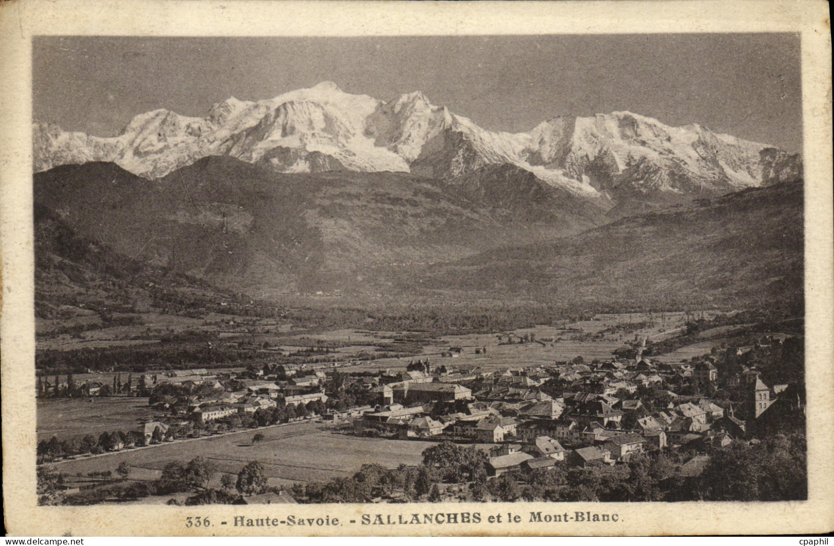 CPA Sallanches et le Mont Blanc