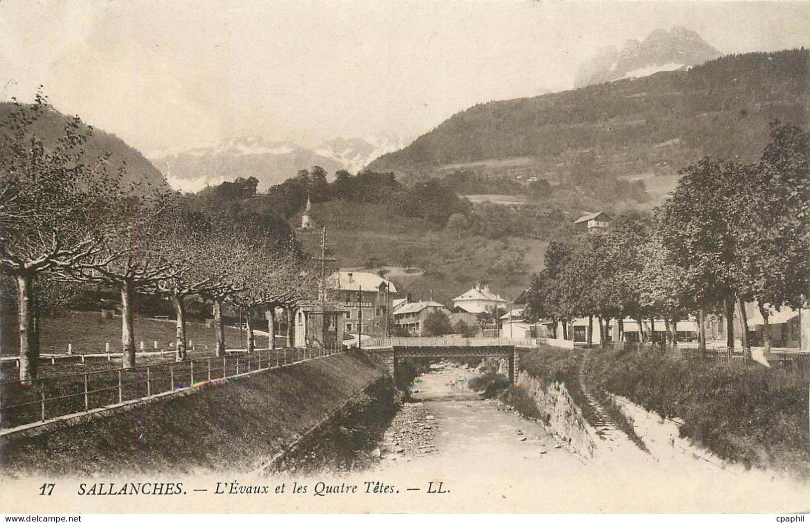 CPA Sallanches L'Evaux et les Quatre Tetes