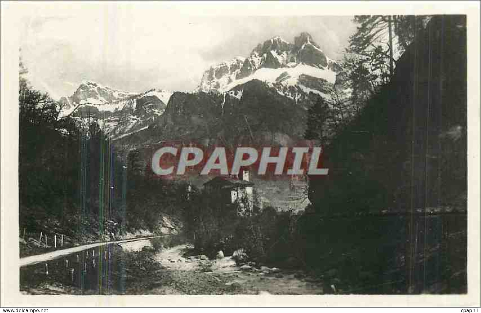 CPA Sallanches la tour de Rubins